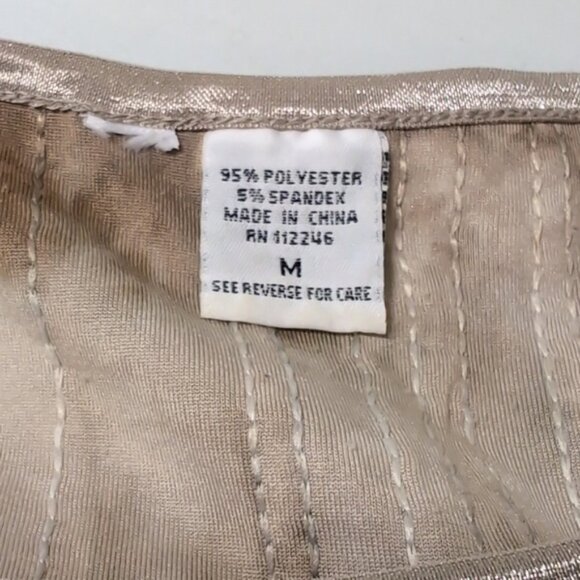 Nycal Tie Dye Blouse Sequin Embellished Mocha Scoop Neck 3/4 Sleeve Top - Picture 11 of 12